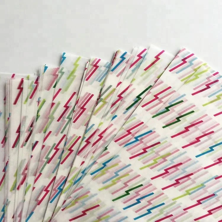 
New pattern Recycled Newsprint Brown Kraft Glassine Paper with packaging 