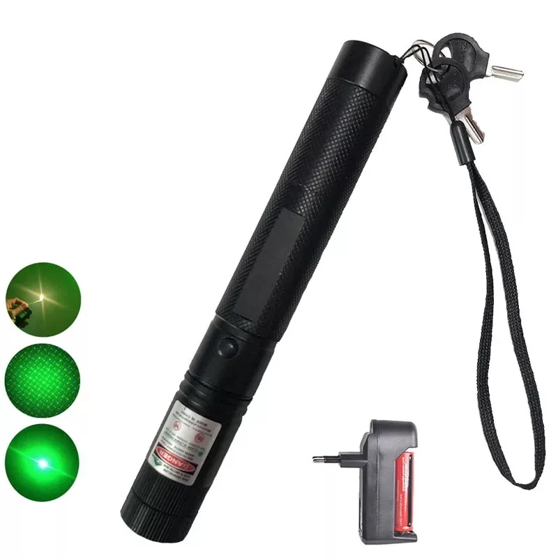 Wholesale Laser Logo Powerful Long Range 532NM Green 303 Presenter Laser Pointer Gift Set for Presentation