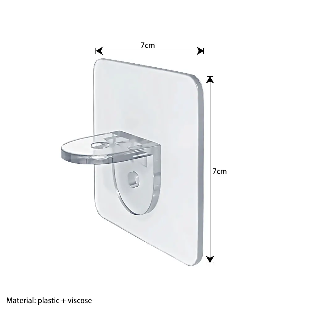 Wholesale Transparent Self Shelf Support Adhesive Pegs Shelf Support Pegs Closet Cabinet Shelf Support Clips Dropshipping