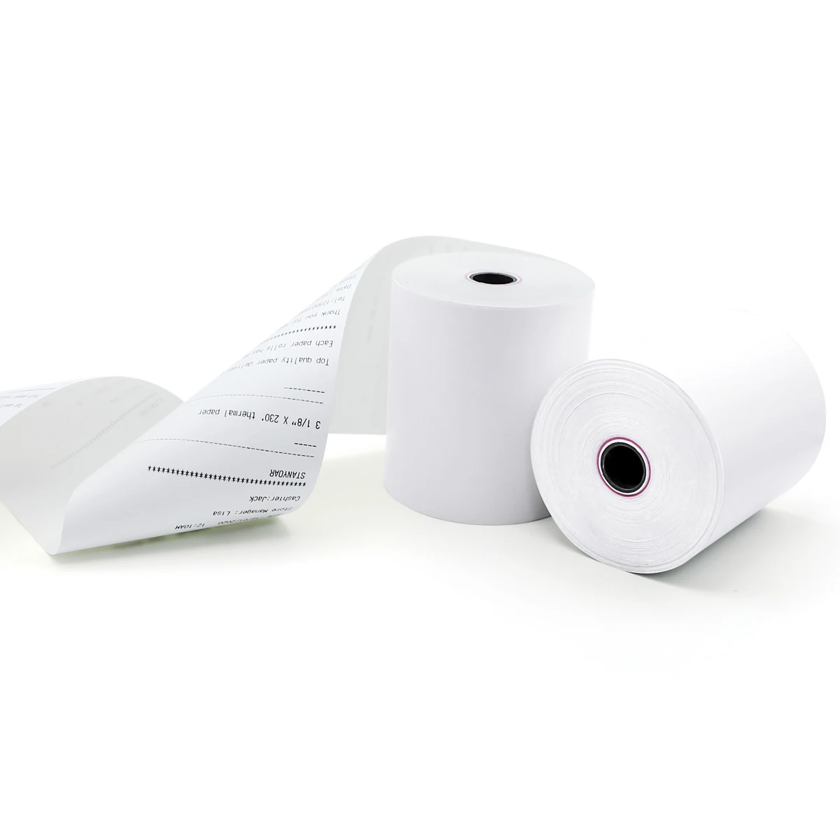 BPA бесплатно черный принтер Jumbo Roll 48 gsm 3 1/8x230 термобумага Pos рулон