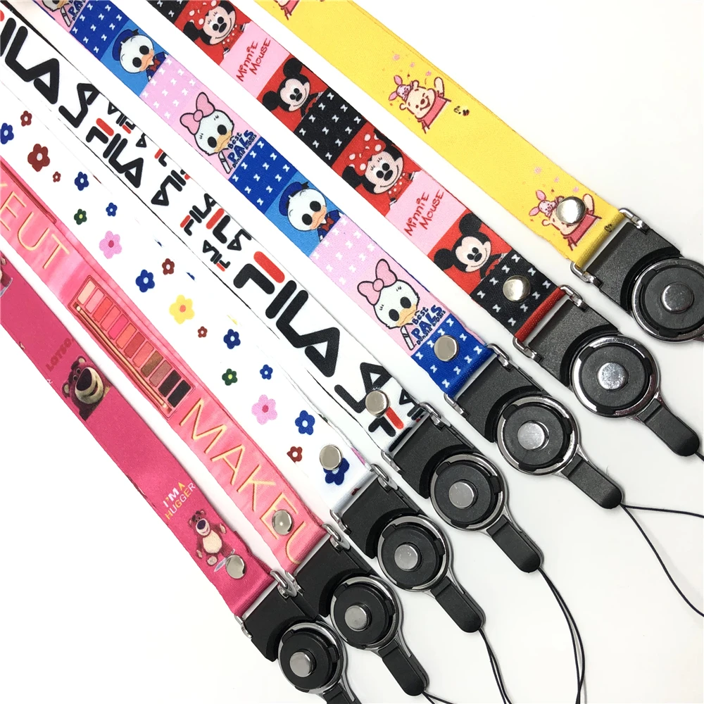 
Wholesale Popular Cheap Mobile Phone Strap Hanging Landyard Wrist Rope Hand Strap Key Chain Neck Strap 