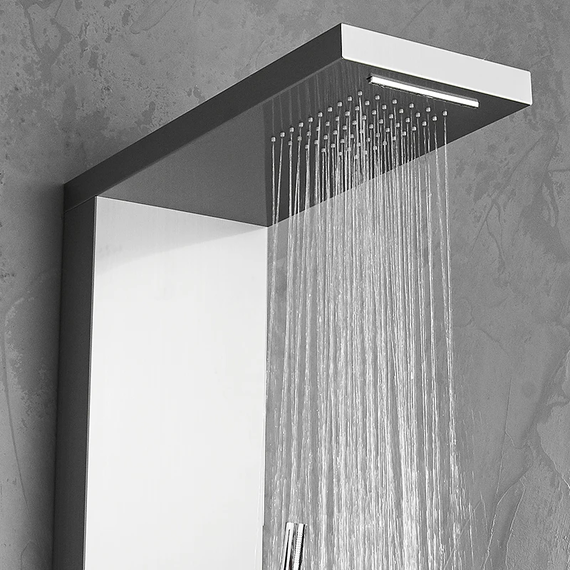 FLG 2023 современный стиль Горячая и холодная вода 304 из нержавеющей стали настенная панель для отеля ванная комната смеситель