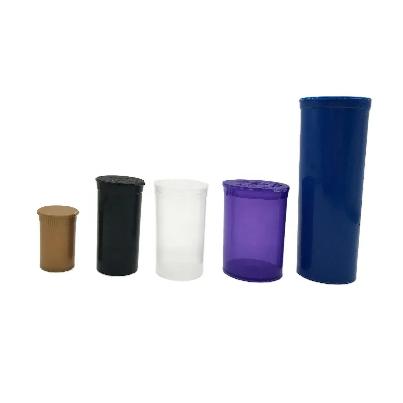 Pop Top Vials Hinged Medical Plastic Snap Cap Pill Bottles plastic pop up lid vials