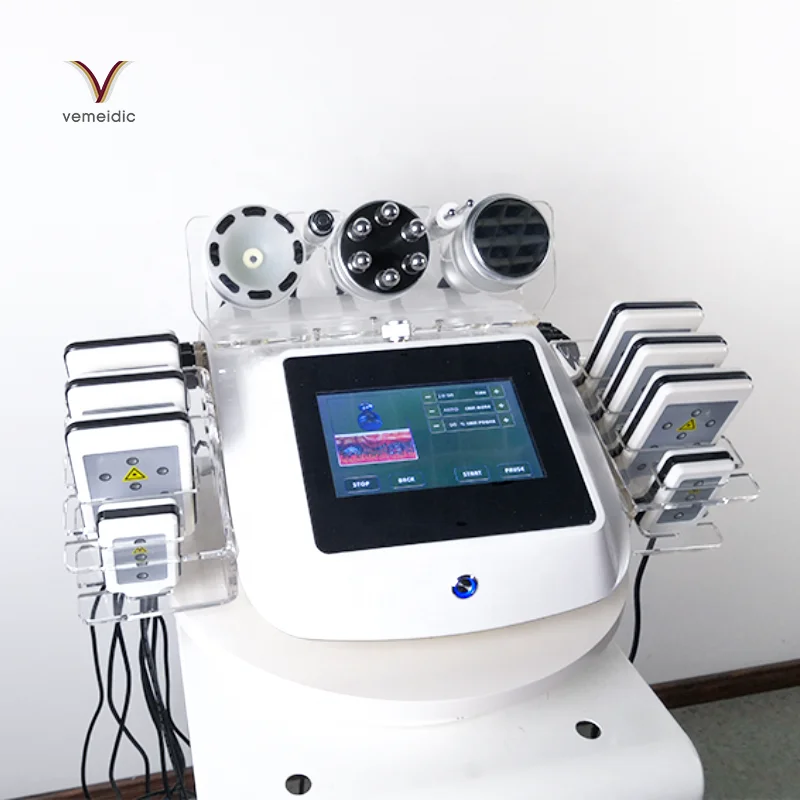 Портативная кавитационная радиочастотная машина 40k для подтяжки кожи и кавитации жира