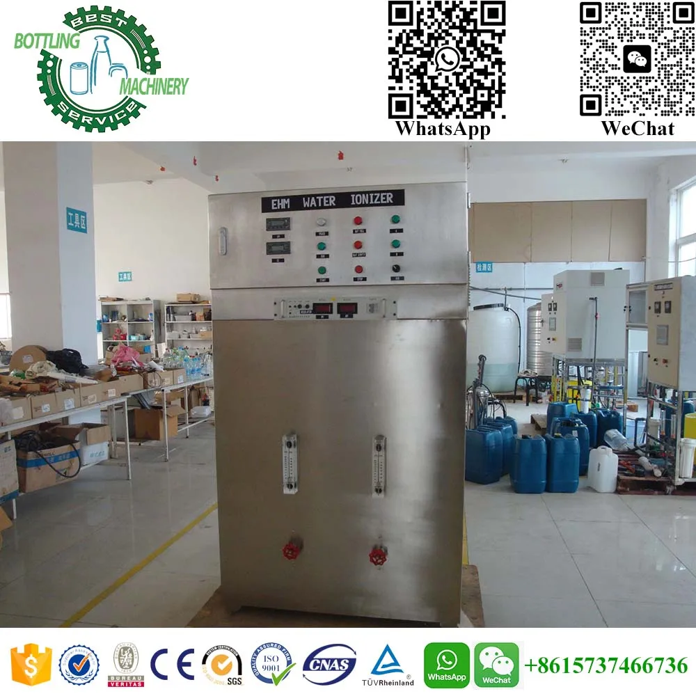 Industrial 1T/H~200T/H pH 7.0~9.5 (Customized) electrolyzed Hydrogen-Rich Weak alkaline Water Ionizer