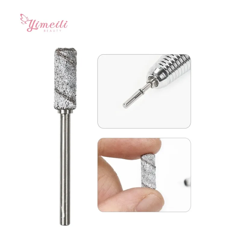 Yimeili 100pcs/Box  Sanding Bands With Rubber Mandrel Nail Drill Bit Accessories Gel Removal Nails Care Polishing Tool