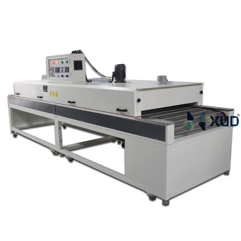 Stainless steel 200c conveyor mesh dryer drying tunnel oven for dry paint on MDF wood