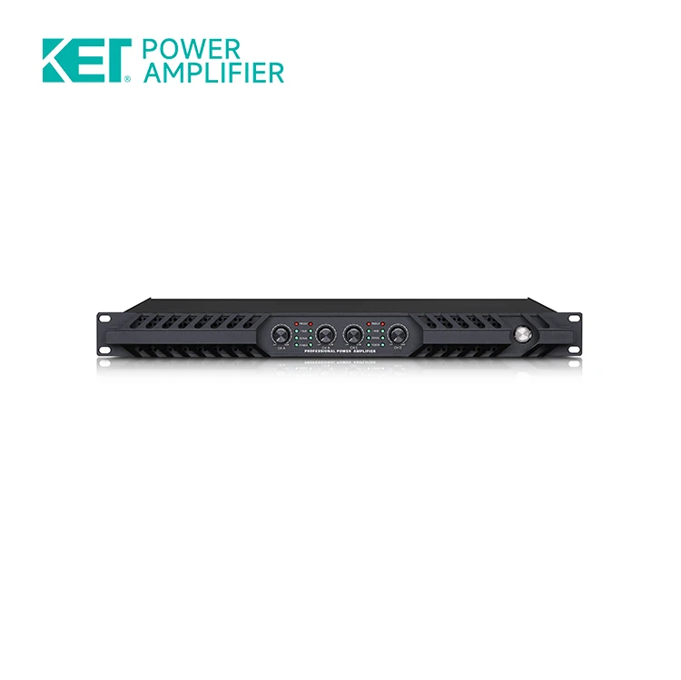 KET DP408 1U Профессиональный усилитель мощности класса d цифровой аудио 4 канала 8 Ом 4x800 Вт