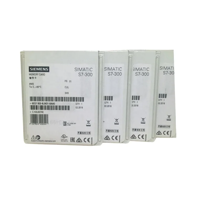 6ES7953-8LF20-0AA0Inventory Original  S7-300/C7/ET 200 SIMATIC S7 Micro Memory Card 6ES7953-8LF31-0AA0 Plc