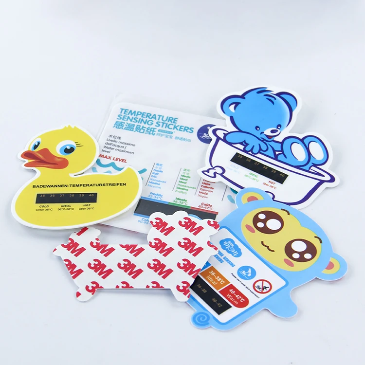 Многоразовые ЖК-пластиковые лоб лихорадка сканирования полосы самоклеющиеся термометр для взрослых детей