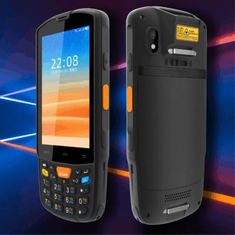 Самый дешевый прочный IP67 Android 9 ручной сканер штрих-кода Смартфон pda с Zebra 2D 4G WIFI BT