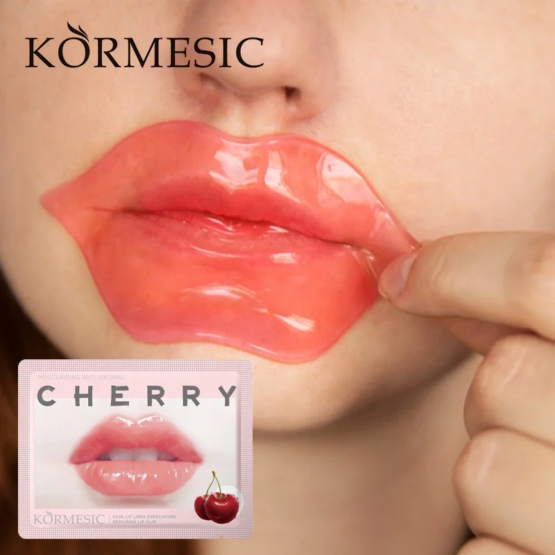 OEM ODM KORMESIC гель для губ натуральная Органическая Осветляющая Маска уход за пухлым розовым коллагеном увлажняющая