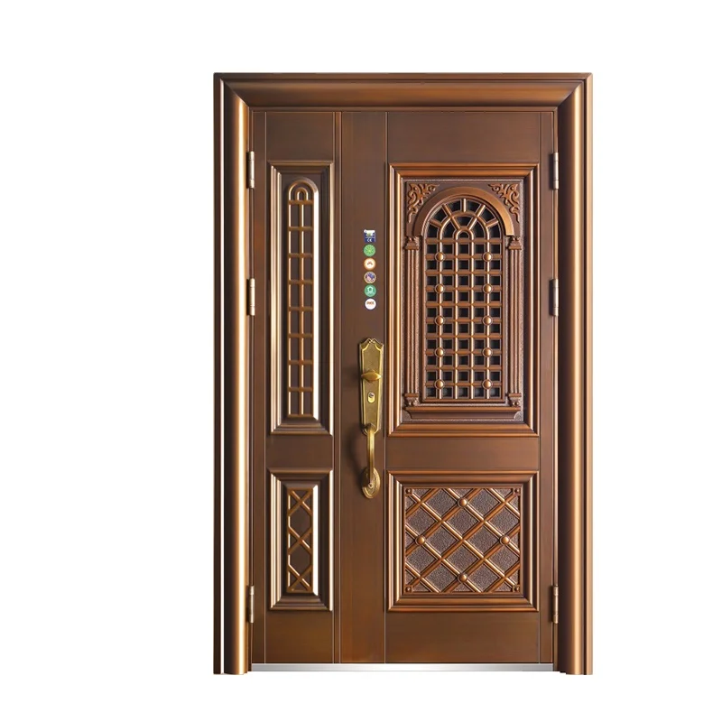 High quality american bulletproof modern American style interior metal wood door