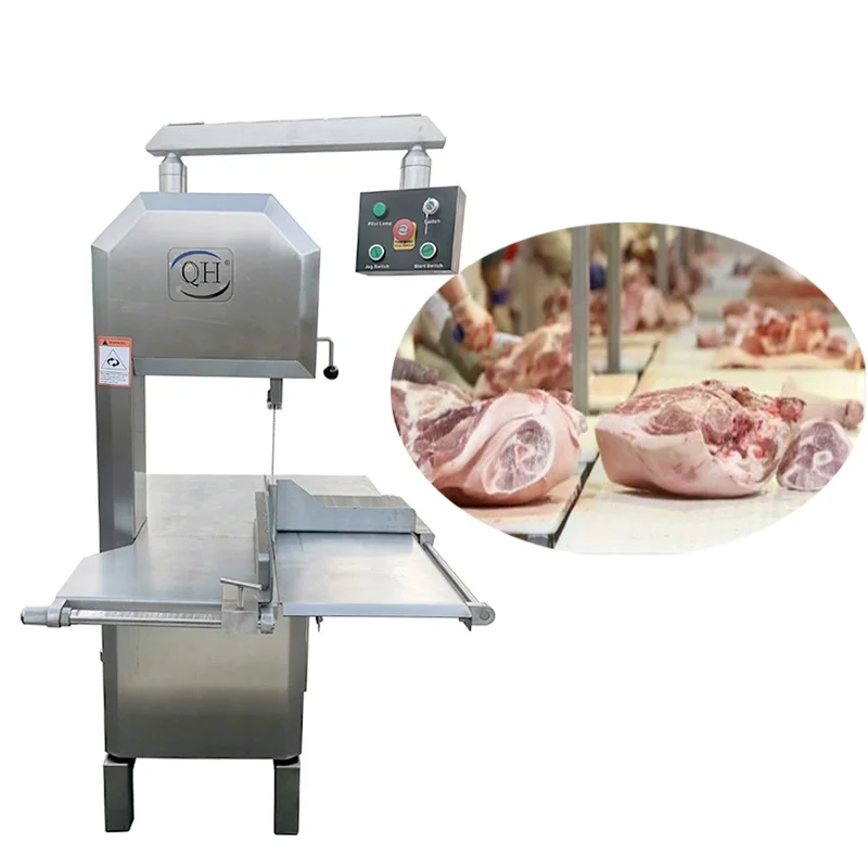 Fresh Beef Processing Line-Modern Technology Livestock Slaughterhouse-Bone Saw Machine Fish Cutting Machine