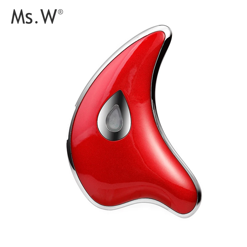 Best Facial Massage Galvanic Current Beauty Device Mini Triangle Skin Tighten Gua Sha Equipment Rechargeable