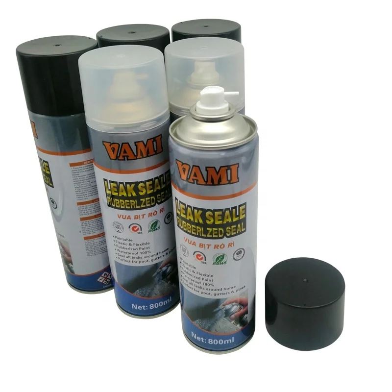 Leak seal rubberized  seal spray