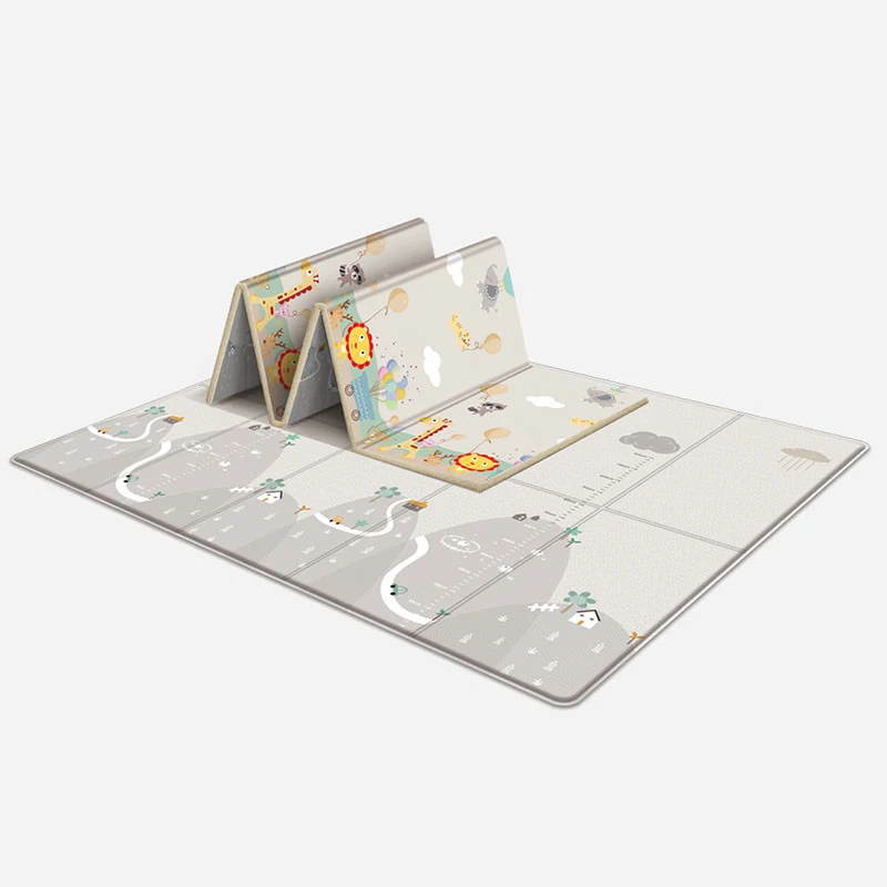Aji wholesale price fo educational toys mat folding floor baby playmat alfombra de gateo kids play mat