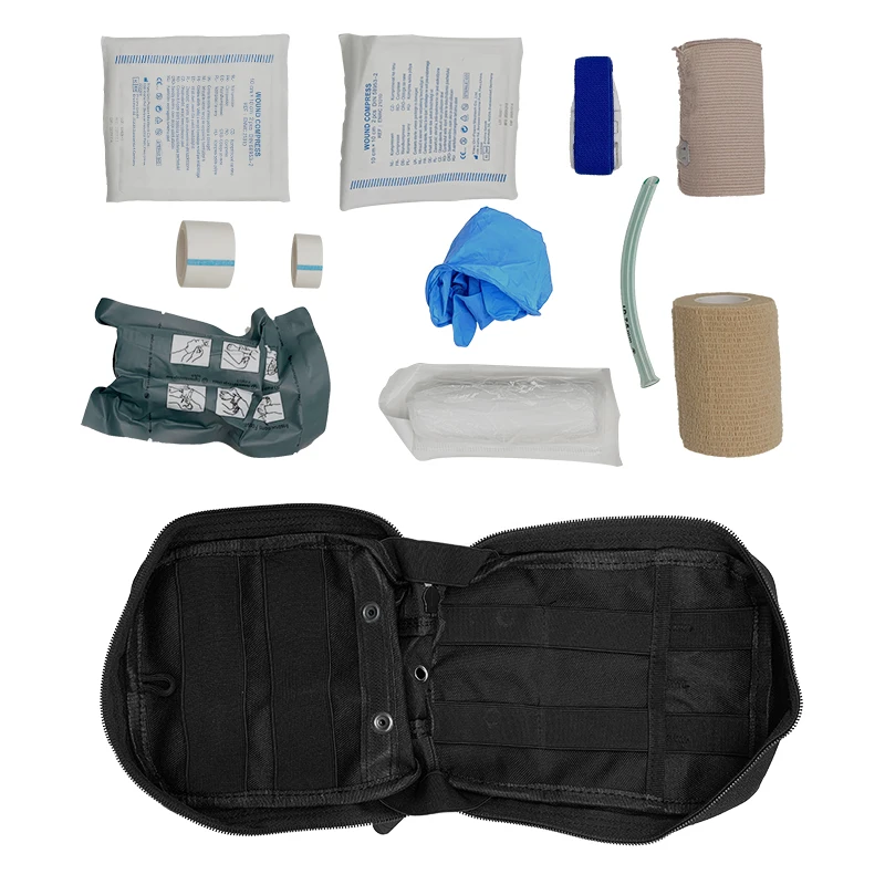 Professional Survival Gear and Equipment Emergency Survival Kit and First Aid Kit for Camping Outdoor Adventure