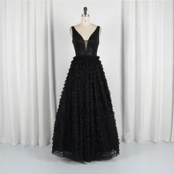Wholesale Quinceanera Lace Deep V Neck Sexy Floor Length Party Dresses Gown Evening Ball Gown For Evening