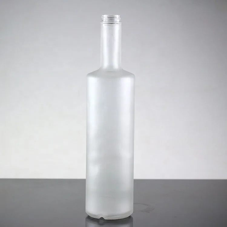 Frosted Liquor Glass Bottle Vodka 750ml Alcoholic Beverage Bottle