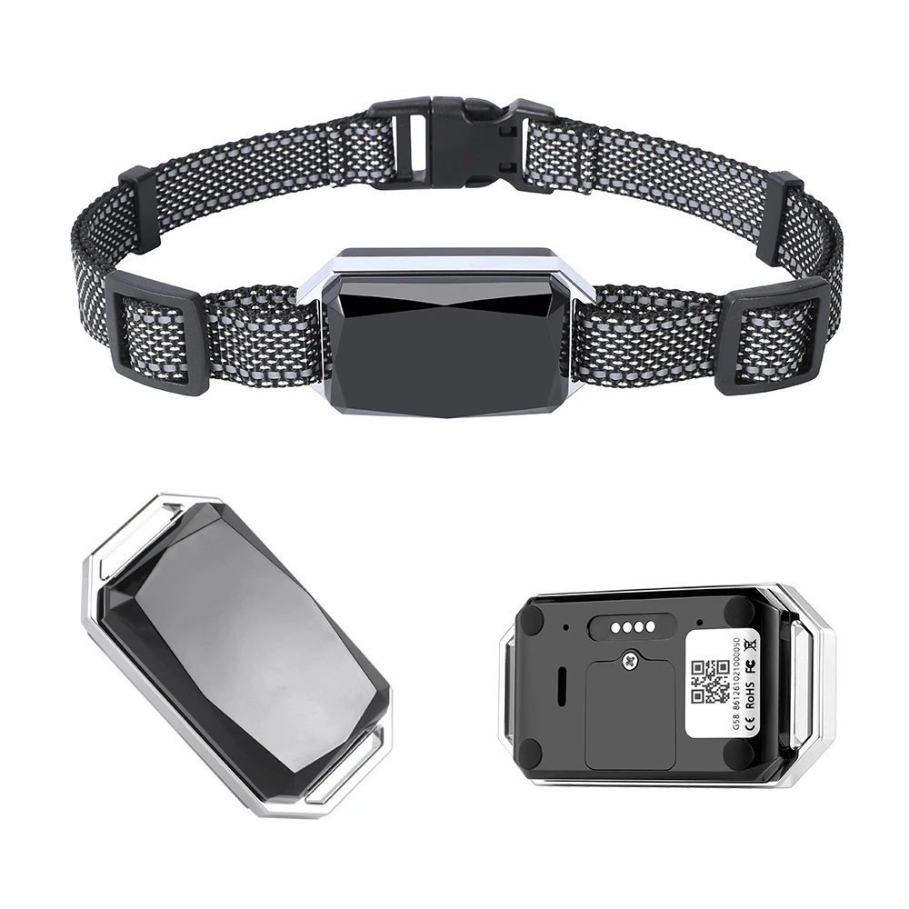 G58 Remote Real Time Tracking Waterproof 4G GPS Tracker For Pet Dog Wild Animals 2000MAh Long Lasting Activity Monitoring