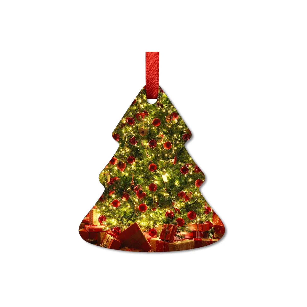Longstar BEAUTYSUB HD Sublimation aluminum Christmas Ornament white heat transfer picture printing dye sublimation coated blanks