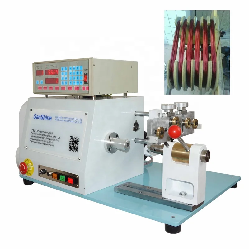 Programable automatic motor stator generator coil winding machine