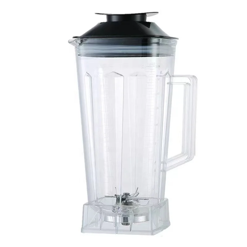 Блендер Серебряный crest 2L прозрачная соковыжималка из поликарбоната запасная банка блендера с 8 лезвиями чашка fufu
