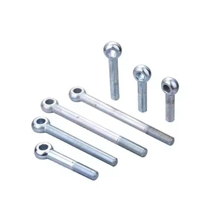 Galvanized Carbon Steel DIN 444 Eye Bolts Precision Forged Eye Screw Swing Bolt Mechanical Fastener