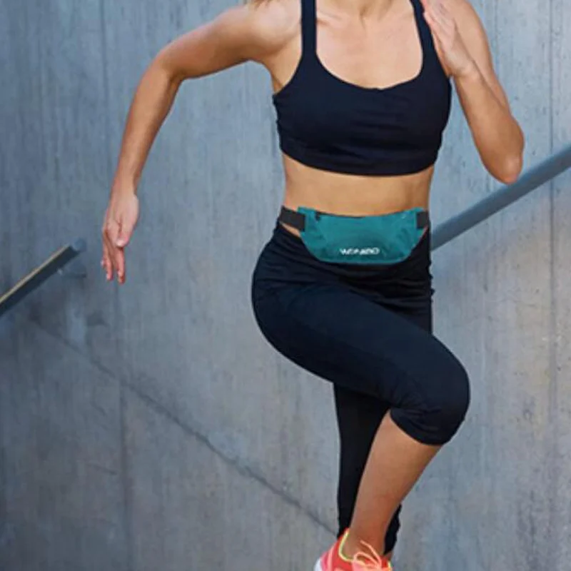 Легкий дорожный ремень для бега с защитой RFID и карманом, поясная сумка унисекс