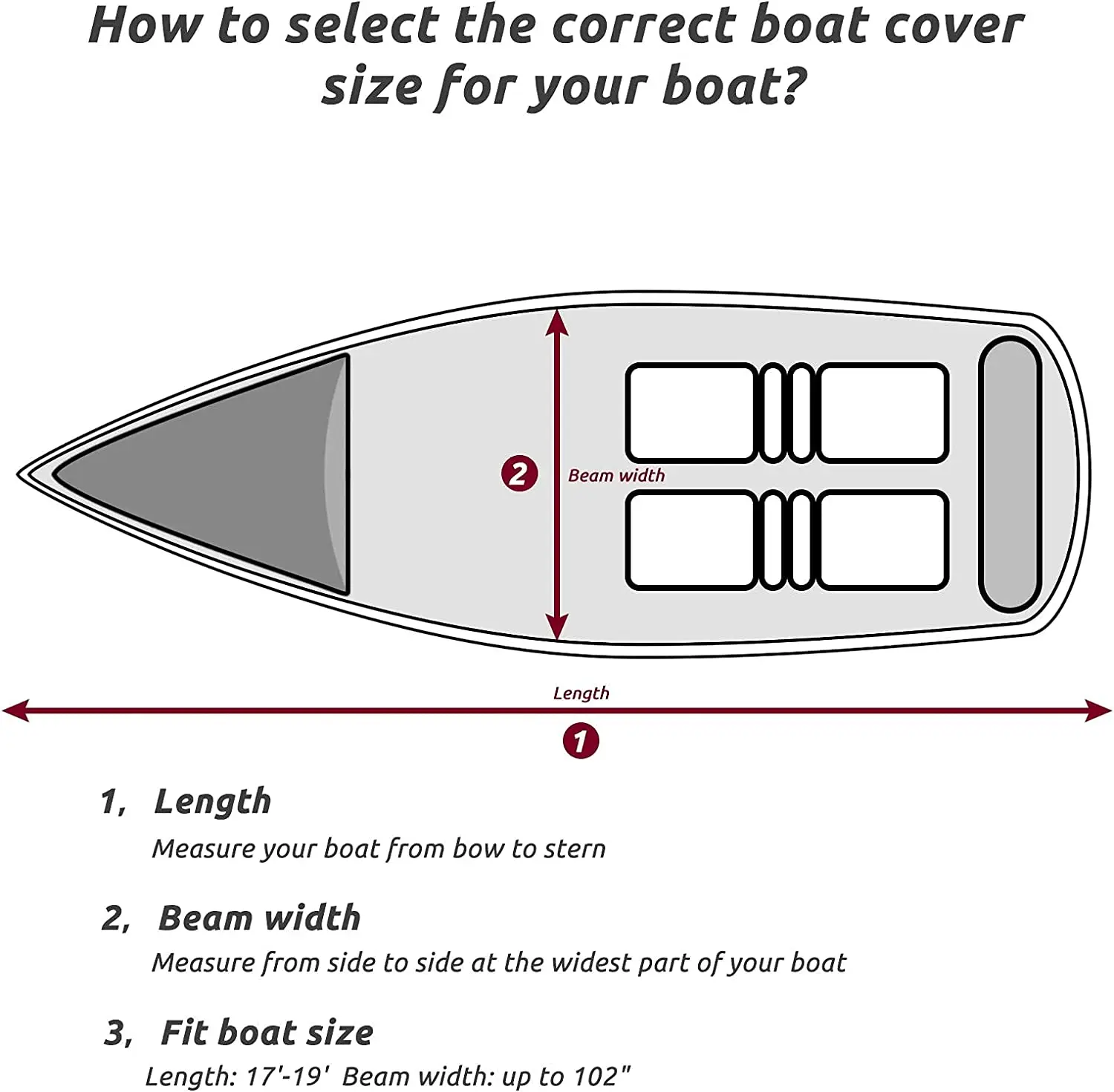 Heavy duty waterproof tractor cover, UV resistant marine class porthole compatible bass boat, V-hull fishing runway boat