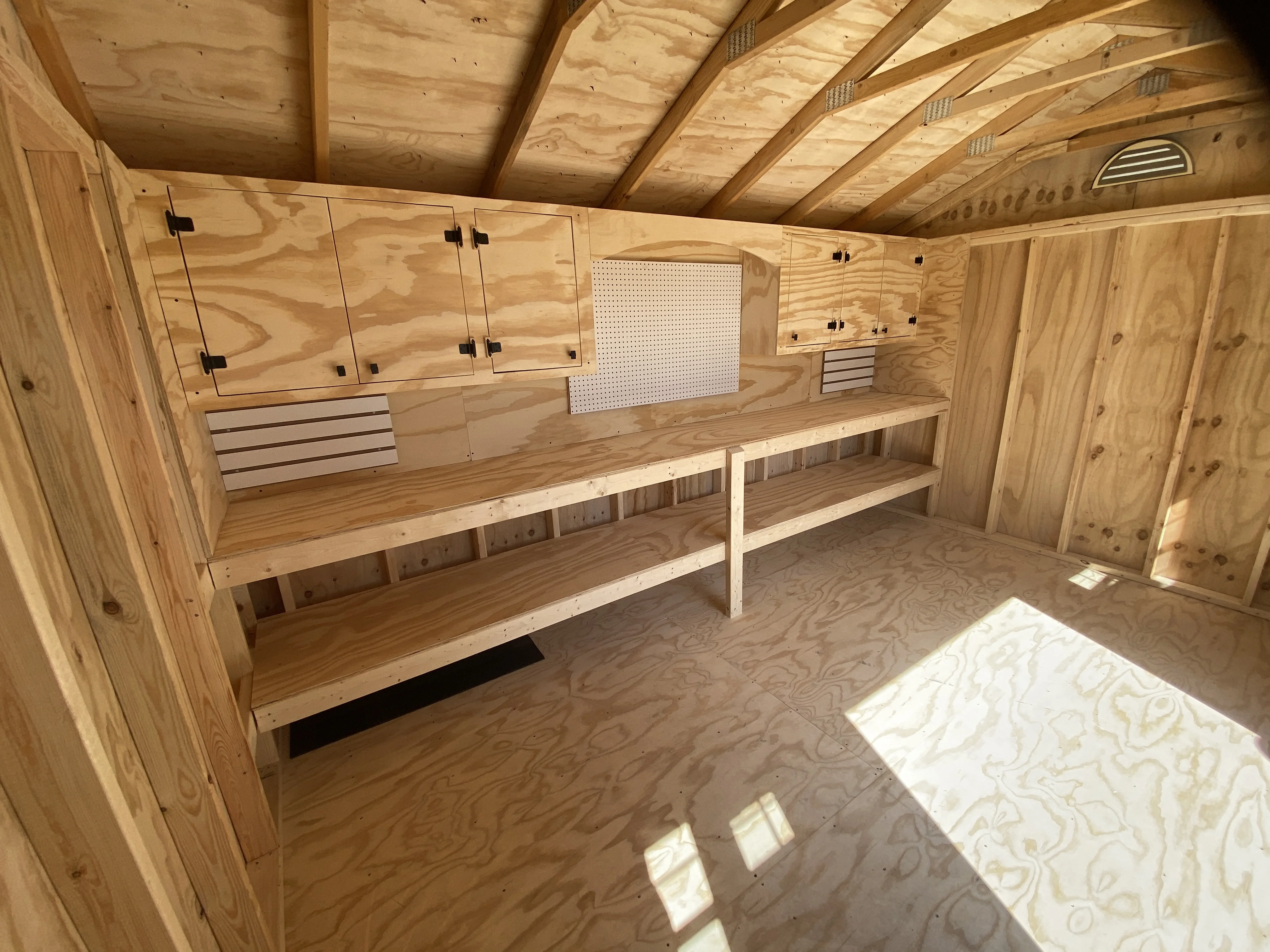 IMPACT SPORTS-Seperate golf space-Wooden golfing shed waterproof shed with all , including golf projector, golf launch monitors