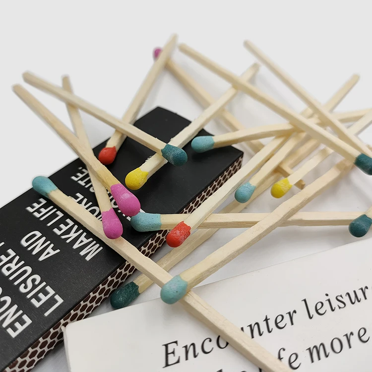  Production of 4 inch candle matches matchbox