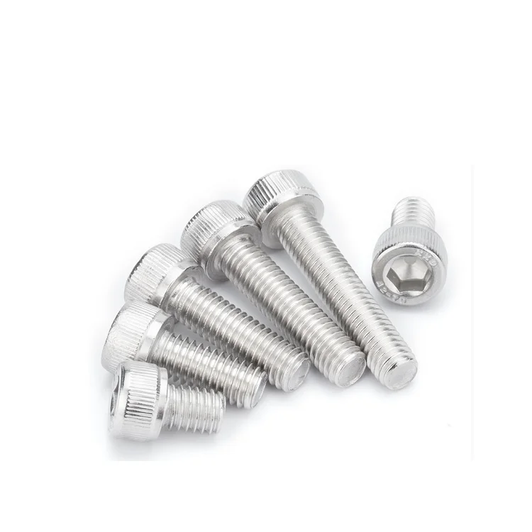 Allen bolt m6 m8 m10 m12 A2-70 stainless steel cylinder head hex socket cap screws din912 Allen key bolt