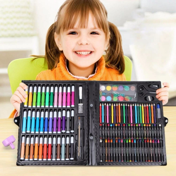 150pcs factory price painting pens children watercolor brush set kids art supplies back to school gifts art 150 pcs paint set