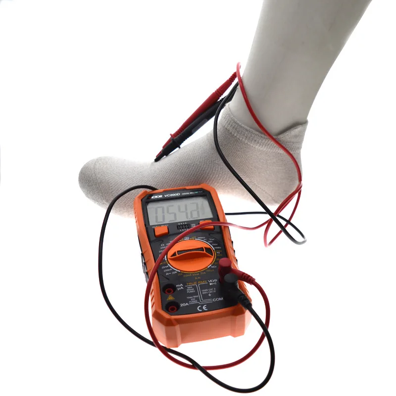 Conductive Earthing Grounding Socks for Antibacterial silver fiber socks for Summer Breathable