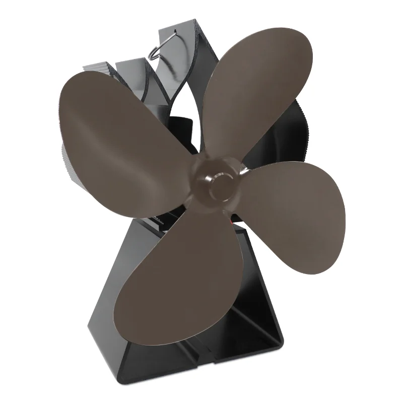 2022 New Wood Burners Stove Top  ECO Fan  4-Blades Fireplace Fans New designed Heat Powered Stove Fan