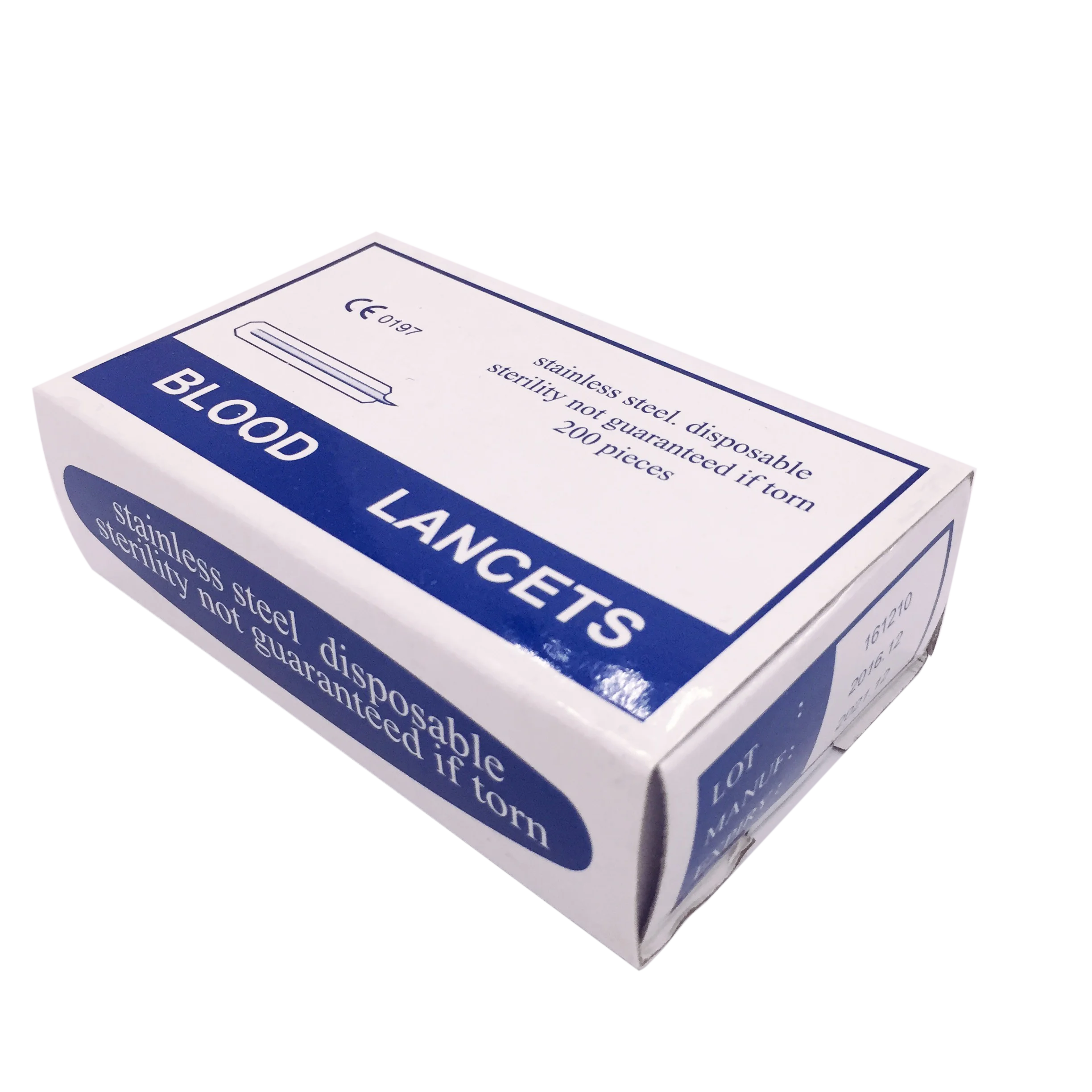 Wholesale Disposable Medical Safety Stainless Steel Blood Lancet