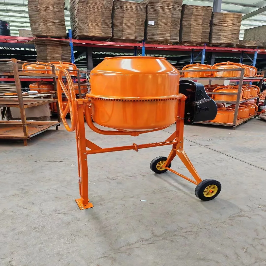 Небольшой бетонный смеситель для домашнего использования 120L Многофункциональный Бетономешалка