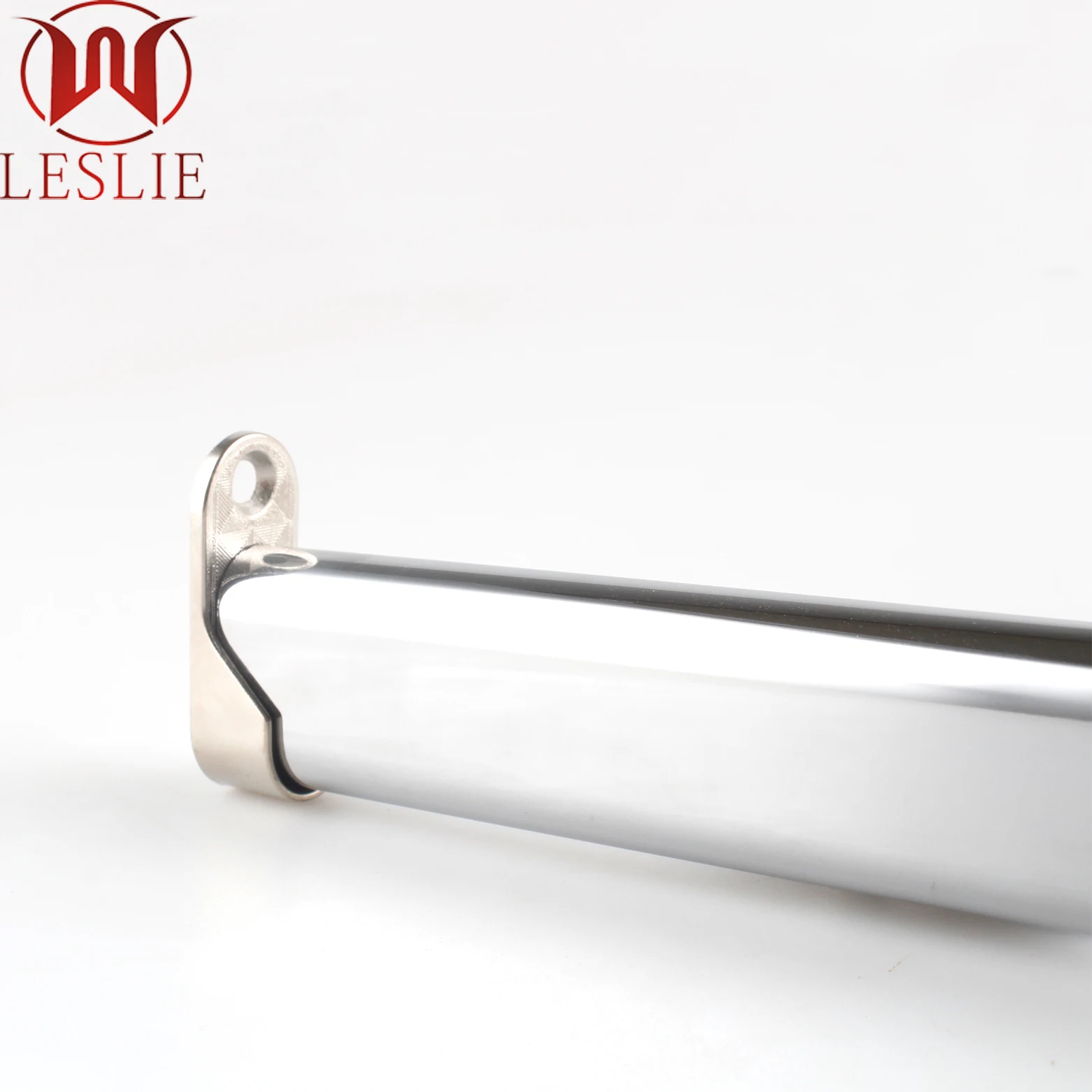 Steel Pipes Round Wardrobe Pipe Chrome-plated circular wardrobe support tube clothing rod support wardrobe hanging rail support