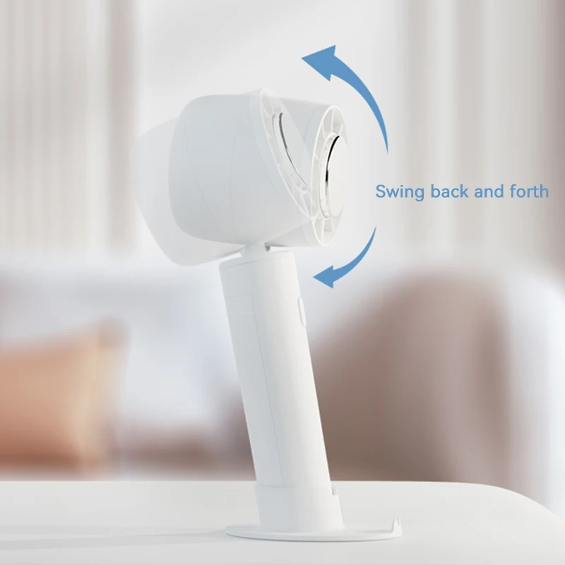 High Speed Handheld Table Fan Summer Must Have Rechargeable Battery Portable Ice Cooling Usb Mini Fan