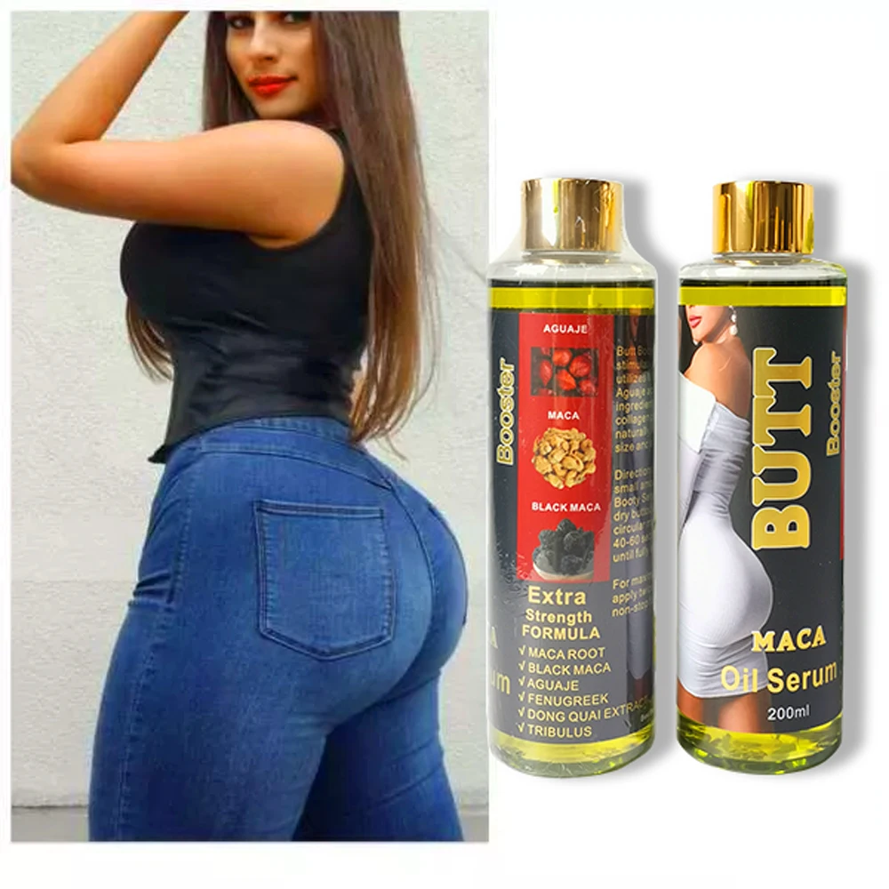 Private Label Ultimate Manufacturers Buttock Butt Hips Enlargement Aguaje Maca Oil Serum For Butt