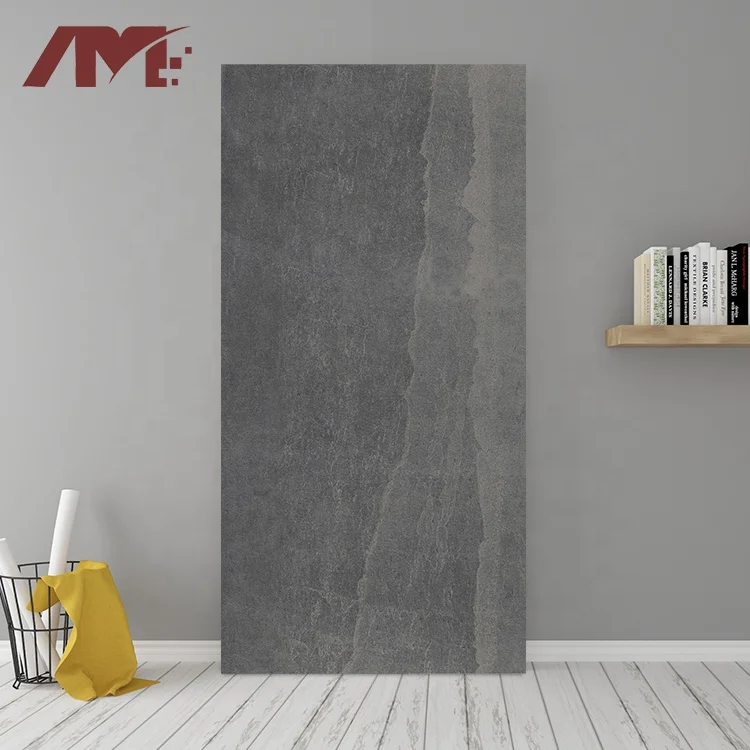 Полированная большая глазурованная керамическая серая фарфоровая напольная