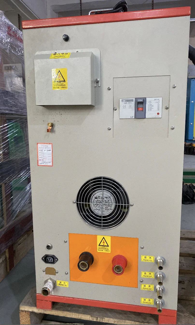 Medium frequency induction heating equipment for copper heating and forging metal 110KW