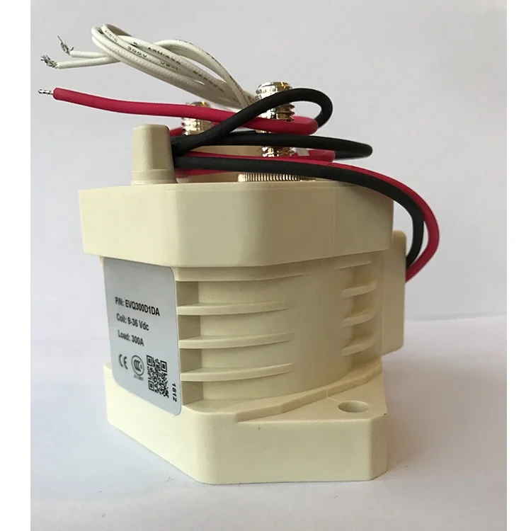 12V 24V 36V 48V  300A DC contactor and relay EV dc relay   magnetic reversing  Closed