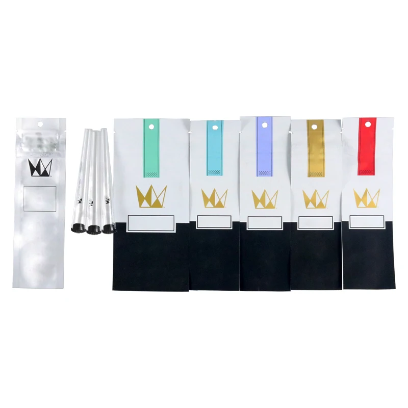 White West C 3PCS 1PCS BAG PLASTIC TUBES Packaging 2020 Moonrock Prerolls Pre Roll Tube Packaging