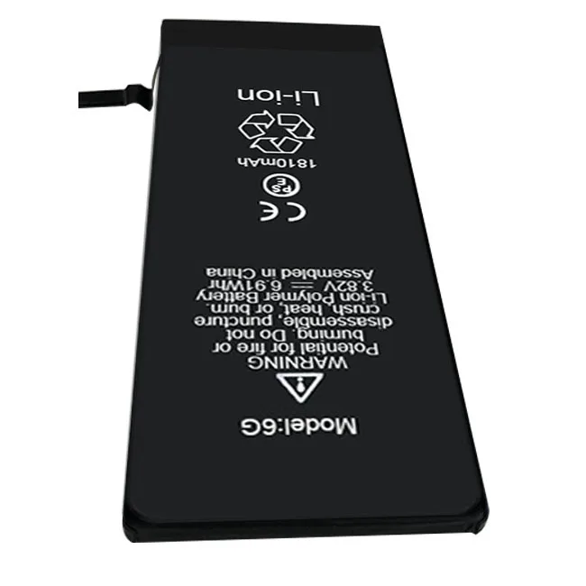  Оригинальный оригинальный сменный аккумулятор 1810 мАч 6 6g