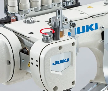 Second Hand Jukis MF-3620 Series (belt-drive type) 4-needle, Feed-off-the-arm, Flatseamers, Top and Bottom Coverstitch Machine