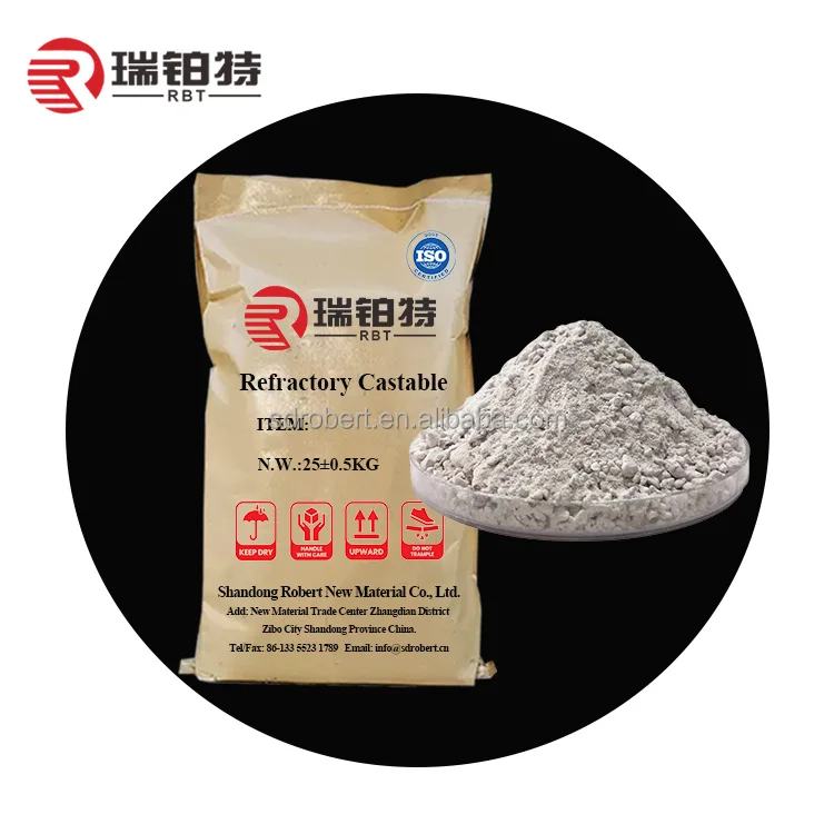 Rapid Delivery High Strength Abrasion Resistant Refractory Silicon Carbide Castable For Cement Kiln