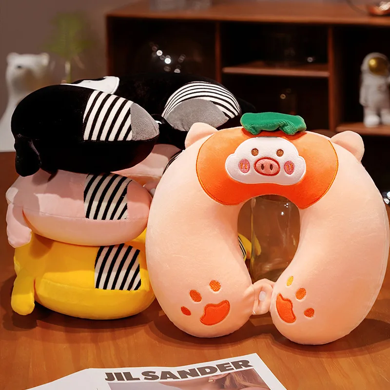 Factory Direct Price Portable Neck Rest Animal Travel Pillow Neck Support Animals Memory Foam Neck Support Travel Massage Pillow